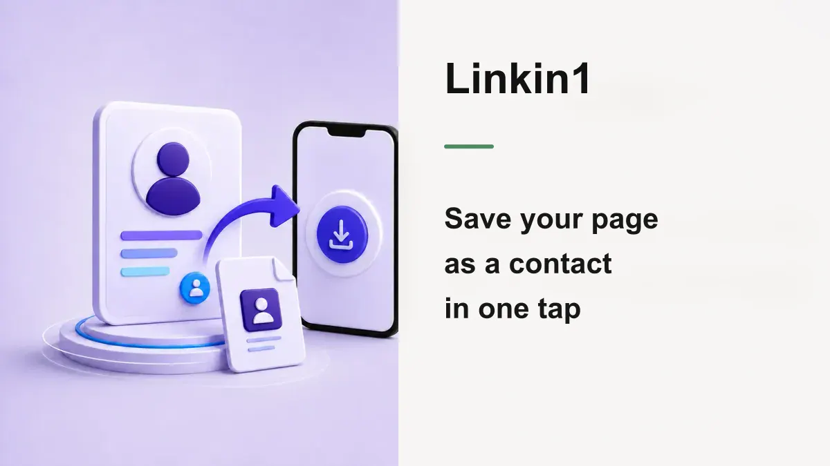 Save Your Page as a Contact: A One-Tap vCard