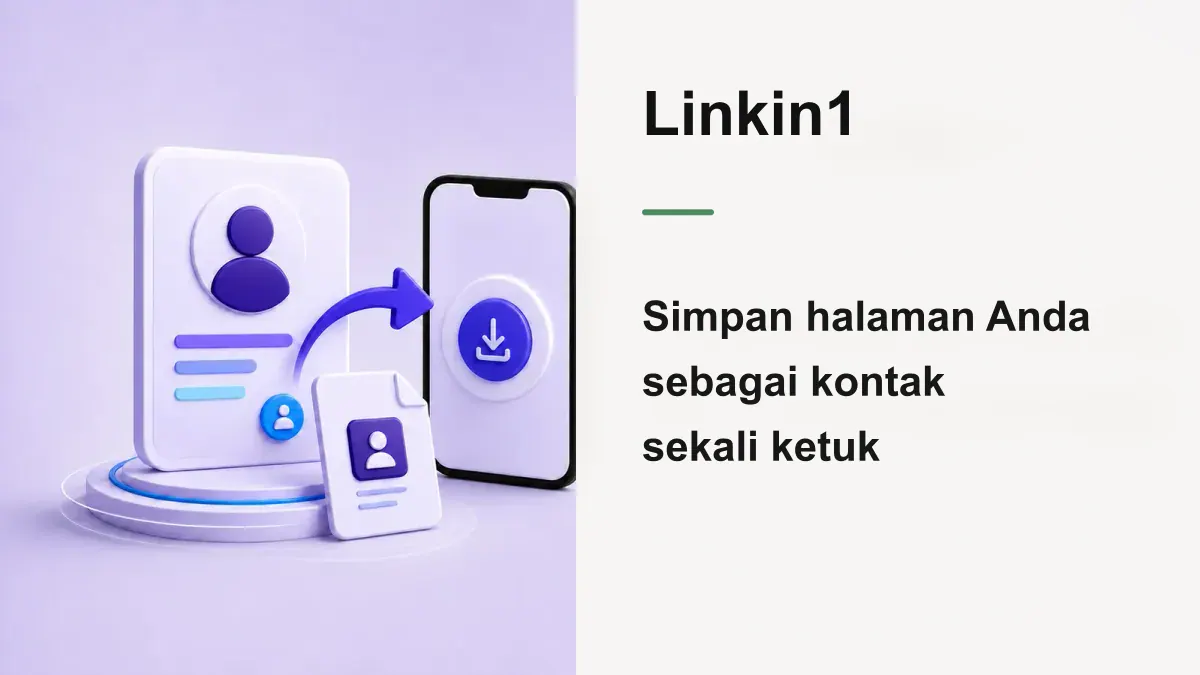Simpan halaman Anda sebagai kontak: vCard sekali ketuk