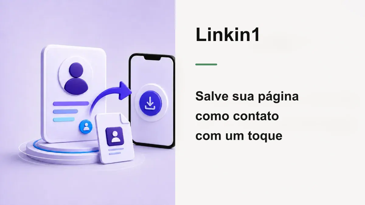 Salve sua p?gina como contato: um vCard com um toque