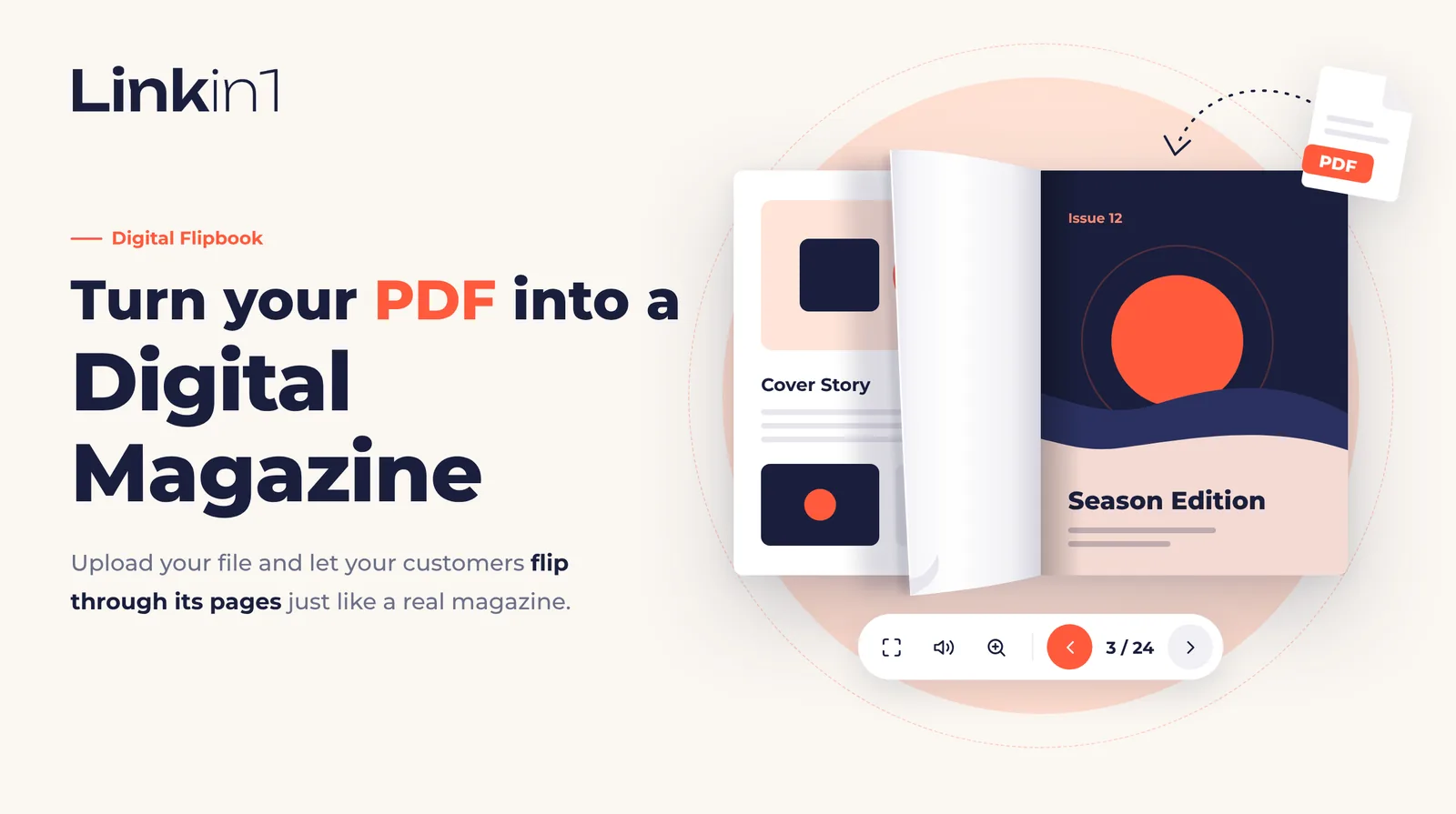 Digital Books on Linkin1: Turn Any PDF into a Page-Turning Book