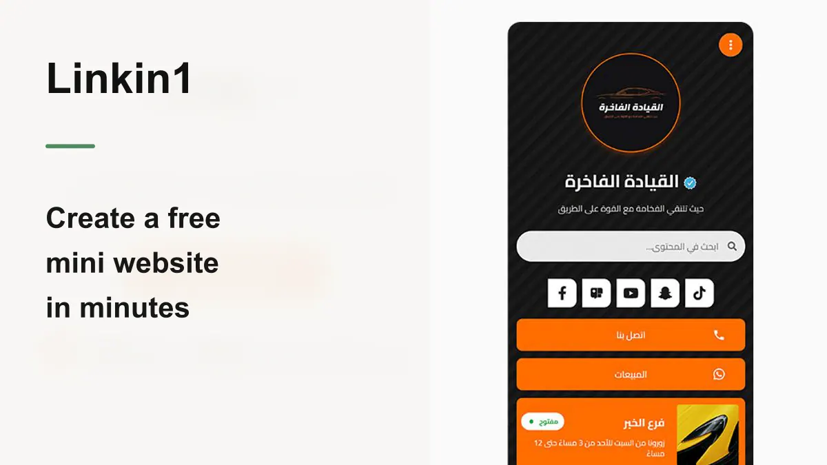How to Build a Free Mini Website in Minutes — A Practical Guide with Linkin1