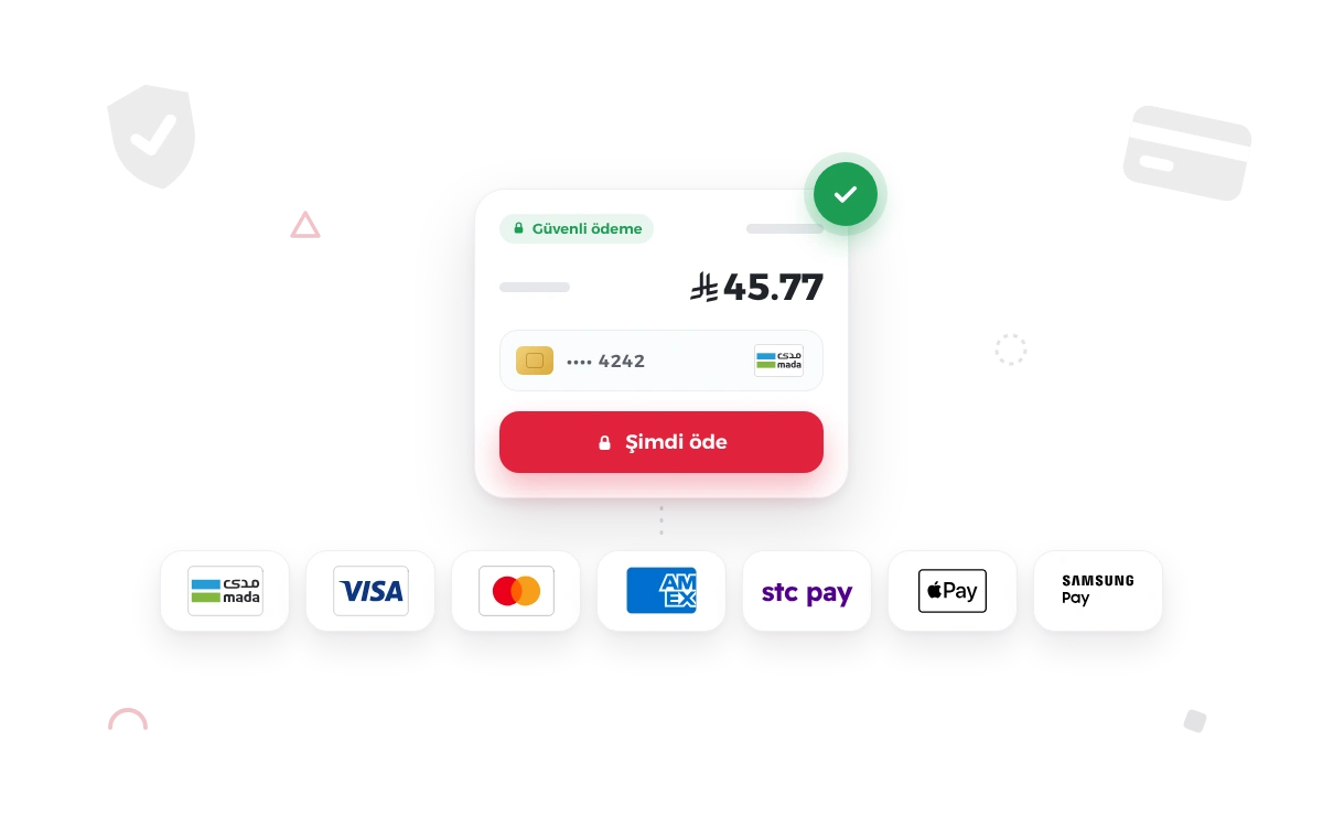 mada, Visa ve Apple Pay ile menüden online ödeme