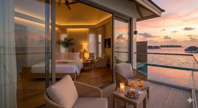 Suite with a private pool