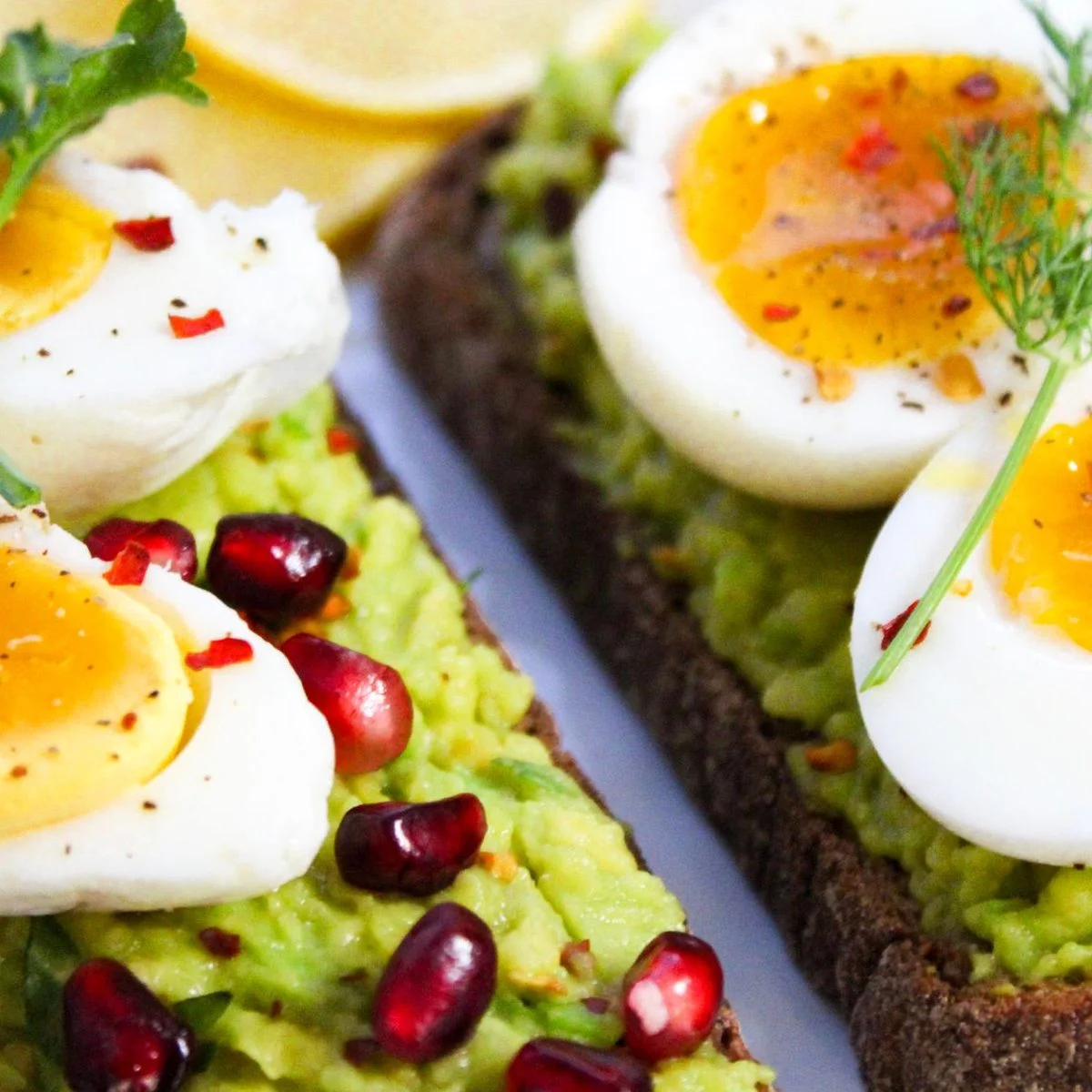 Smashed avocado