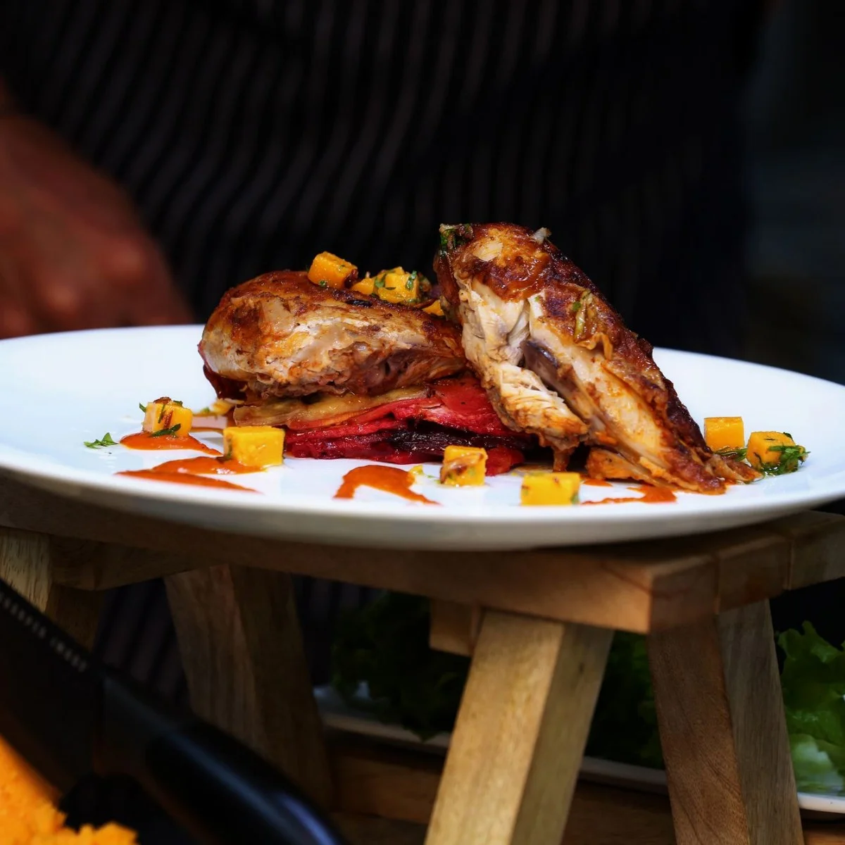Roast Bresse chicken