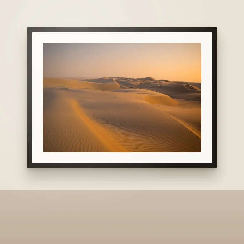 Sharqiya dunes at sunset