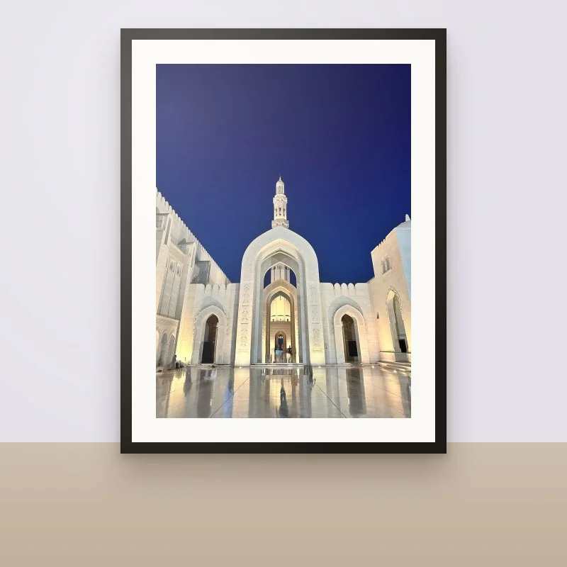 The mosque at twilight