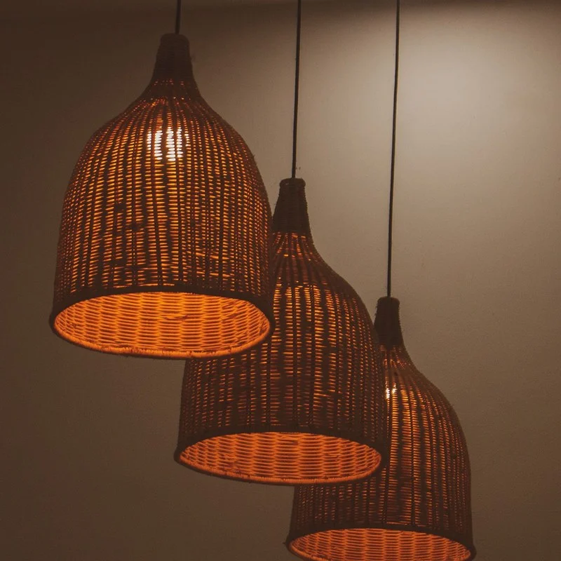 “Khoos” rattan pendant