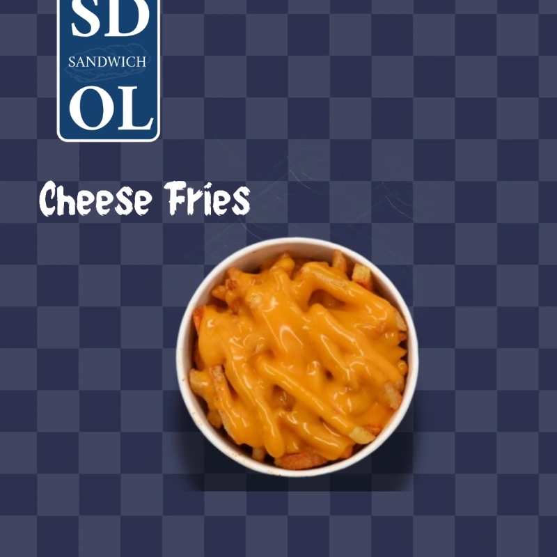 بطاطاء بالجبن. cheese fries