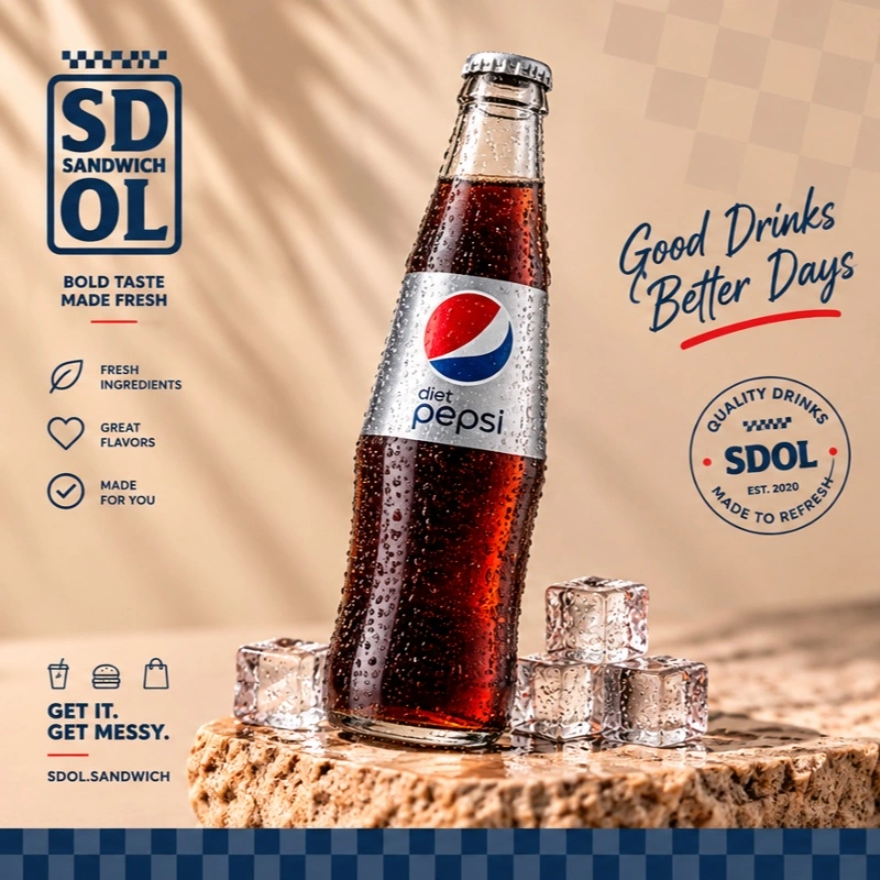 ببسي دايت. Diet Pepsi.
